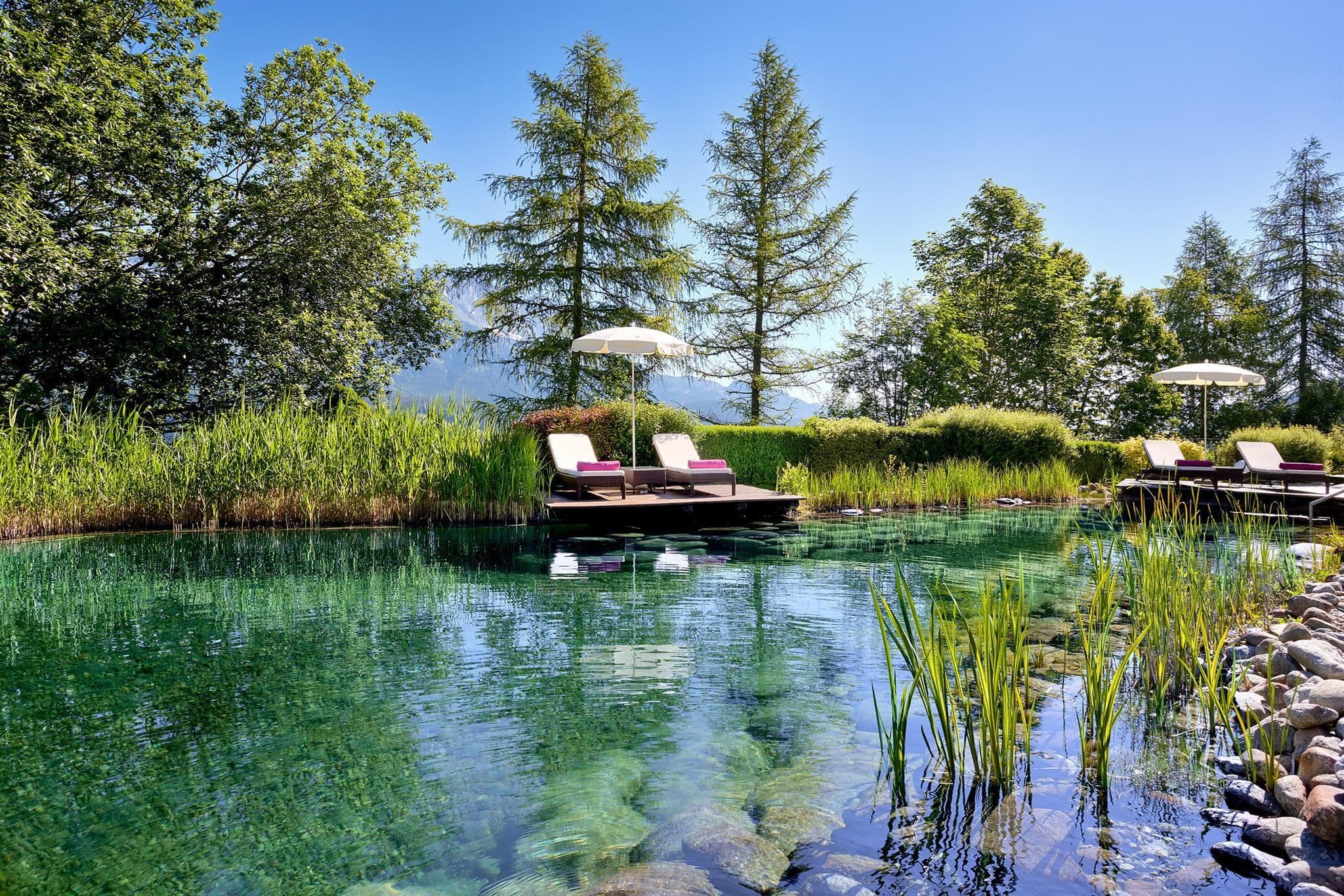Luxury wellness spa in the Austrian Alps for private retreats